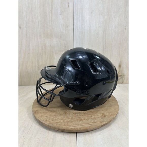 Schutt Black Fastpitch Batting Helmet Size Small w/ face guard - Picture 1 of 7